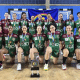 Clube Português feminino júnior de handebol na conquista do título do Campeonato Brasileiro