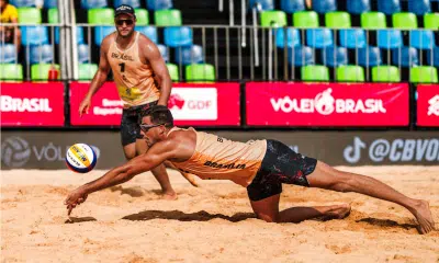george e saymon no elite de Brasília do Circuito Mundial de vôlei de praia