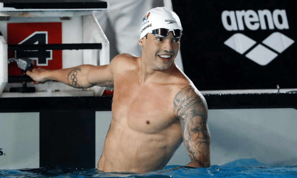 Gui Caribé faz seu melhor tempo nos 50m livre