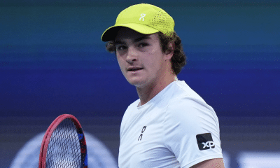 João Fonseca durante o ATP 250 de Eastbourne