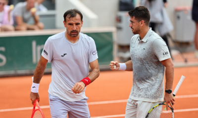 Ivan Dodig e Orlando Luz em Roland Garros