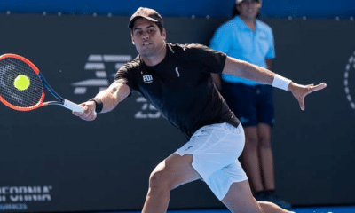 Marcelo Zormann na disputa no ATP