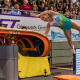 Oksana Chusovitina na Copa do Mundo de ginástica artística em Cottbus, na Alemanha, em fevereiro de 2025