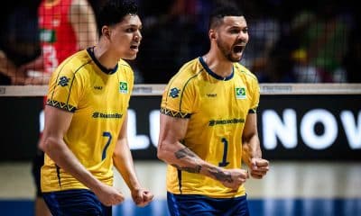 Alan e Matheus Pinta foram destaques do Brasil na vitória contra China pela Liga das Nações (VNL) de vôlei masculino