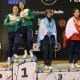 Ana Luiza Motta e Olivia Grahl fazem dobradinho no sabre feminino sub-13 no sul-americano infantil de esgrima