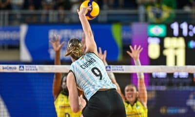 Bianca Cugno Argentina Reforço do Osasco decisiva na vitória sobre o Brasil Sub-23 na Copa América de Vôlei Feminino