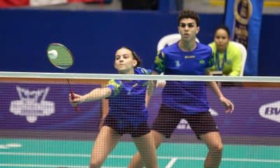 Brasil badminton no Pan-Americano Júnior Por Equipes