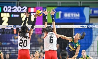 Brasil perde para o Peru na Copa América de vôlei feminino
