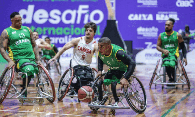 Brasil x Canadá - Desafio Internacional Paralímpico de basquete em cadeira de rodas