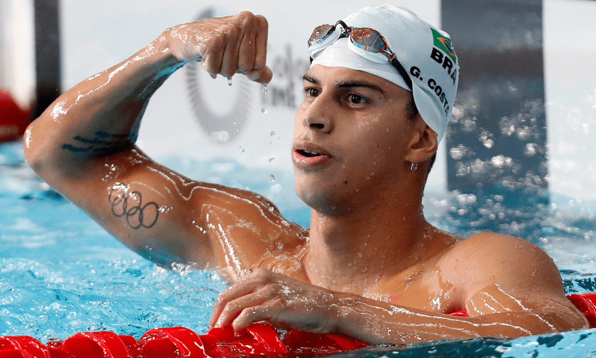 Guilherme Costa, o Cachorrão, no Mundial de Esportes Aquáticos