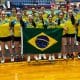 Equipe do Brasil faz o primeiro treino no ginásio do Campeonato Pan-Americano Júnior de badminton