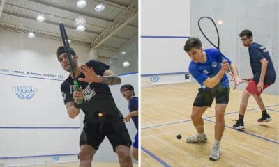 Gustavo Pizatto e Vinícius Berbel vencem na estreia do Aberto do Paraguai de squash