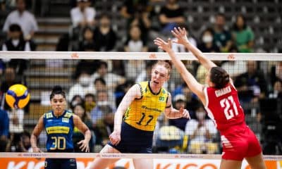 Julia Bergmann destaque do Brasil em vitória contra Polônia na Liga das Nações de vôlei feminino VNL