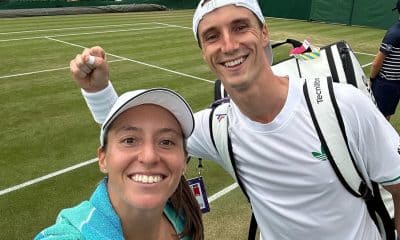 Luisa Setafni e parceiro - Grand Slam de Wimbledon - Tenista Brasileira