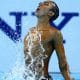 Bernardo Barreto é jovem atleta do nado artístico no Campeonato Mundial de Esportes Aquáticos 2025 (Foto: Satiro Sodré/CBDA)
