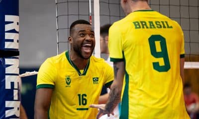 Paulo Vinícius decisivo na vitória do Brasil na semifinal contra Itália na Universíade de vôlei masculino