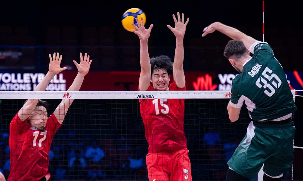 Polônia e Japão se enfrentam na quinta-feira e quem vencer enfrenta o Brasil na semifinal da VNL masculina