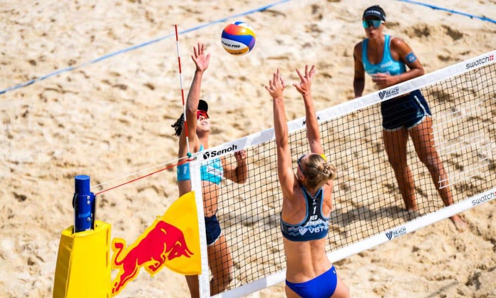 Thamela e Victoria perderam para Konik e Schoon na estreia do Elite 16 de Gstaad