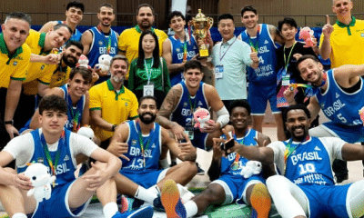 brasil basquete masculino torneio amistoso seleção brasileira de basquete masculino china montenegro