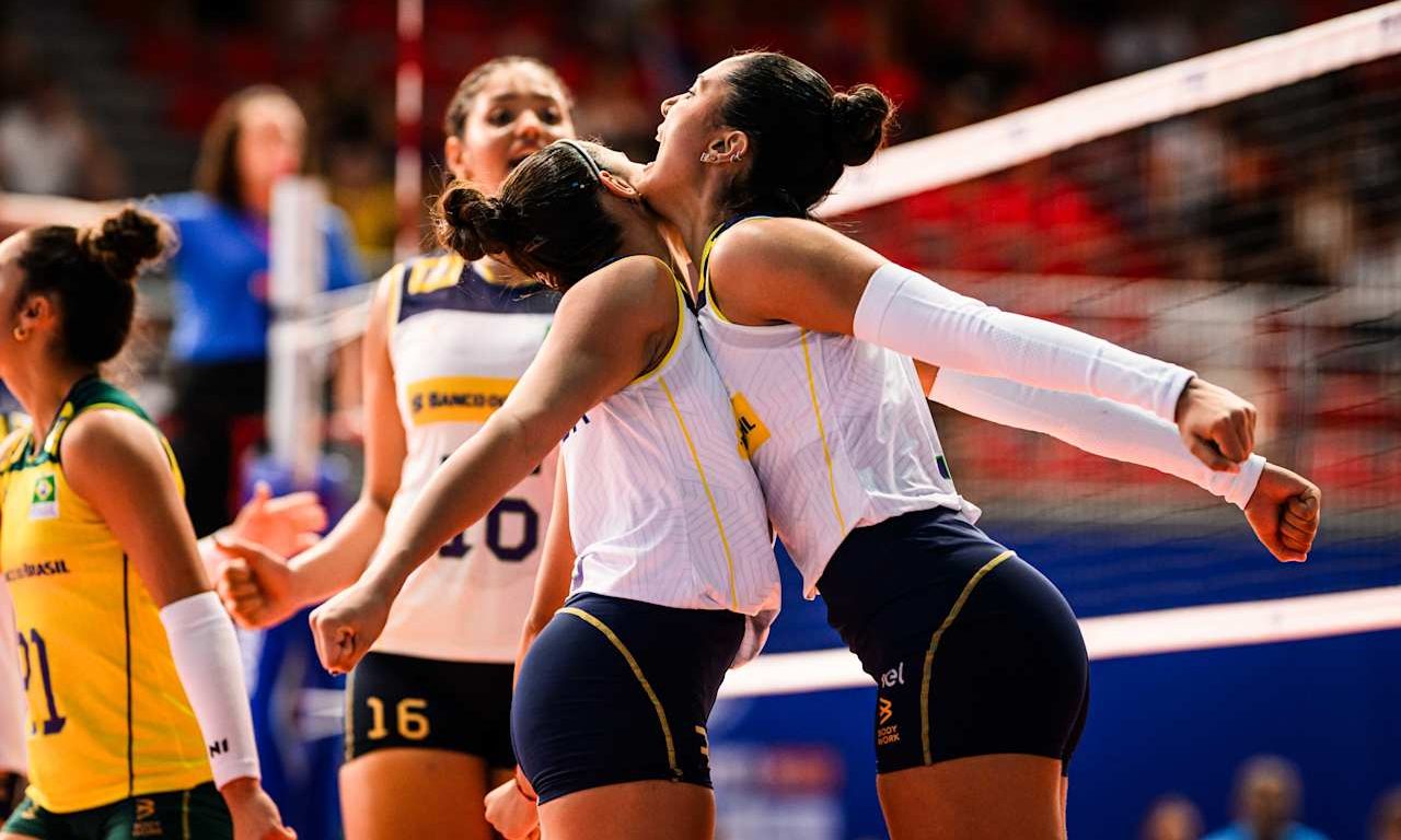 Brasil Sérvia no mundial sub-19 de vôlei feminino