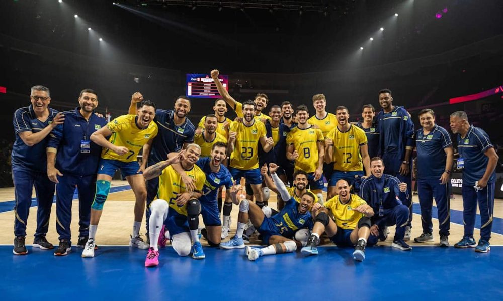 Brasil Argentina jogadores vôlei VNL masculina Liga das Nações de vôlei masculino