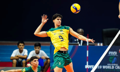 Brasil x Finlândia no Mundial Sub-19 de vôlei masculino