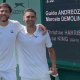 Marcelo Demoliner e Guido Andreozzi no torneio de duplas de Wimbledon