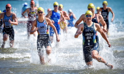 Djenyfer Arnold no Circuito Mundial de triatlo