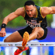 Eduardo Rodrigues compete nos 110m com barreiras em Barcelona