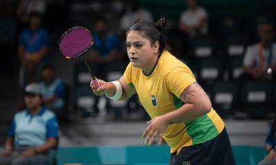 Edwarda Oliveira no Internacional do País de gales de parabadminton