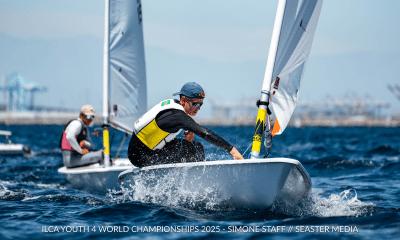 Erik Scheidt no Mundial Júnior ILCA 4 de vela