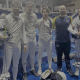 florete masculino Guilherme Toldo e Paulo Morais, Pedro Marostega, Dominic de Almeida