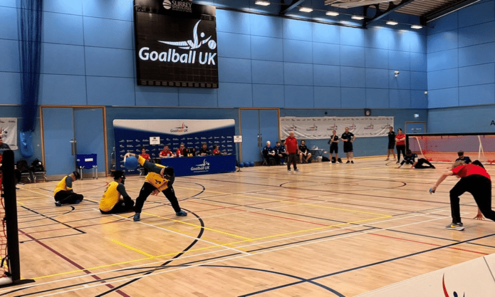 Seleções sub-23 de goalball disputam torneio no reino unido