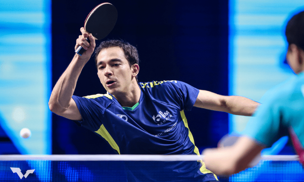 Hugo Calderano no WTT Contender de Buenos Aires