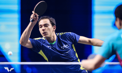 Hugo Calderano no WTT Contender de Buenos Aires