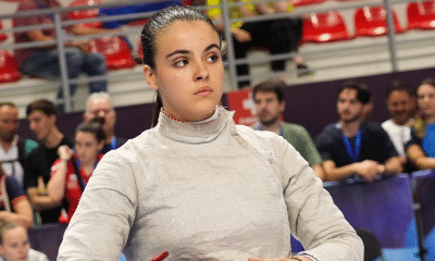Isabela Carvalho durante o Campeonato Mundial de esgrima 2025