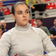 Isabela Carvalho durante o Campeonato Mundial de esgrima 2025