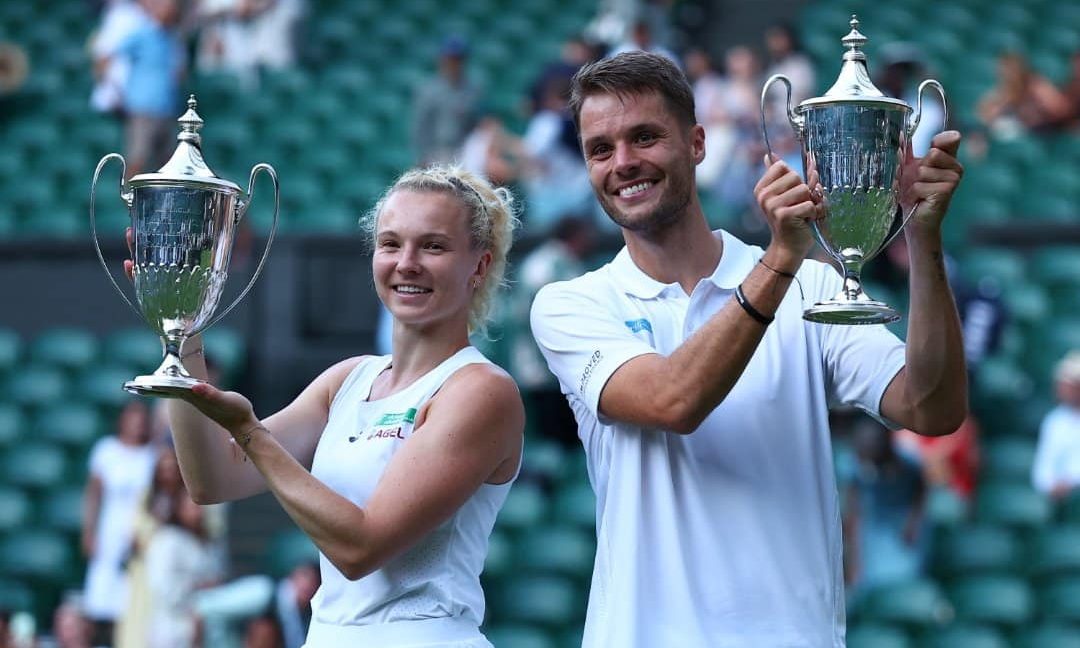 Katherine Siniakova e Sem Verbeek duplas mistas campeões wimbledon