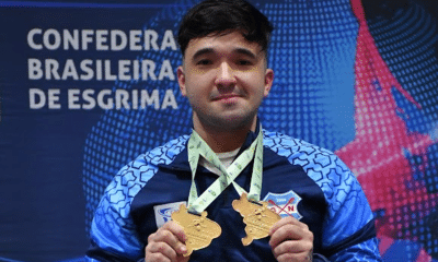 Kevin Damasceno é o destaque do primeiro dia do Campeonato Brasileiro de Paraesgrima