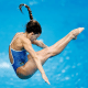 Luana Lira na prova por equipes dos saltos ornamentais no Mundial de Esportes Aquáticos 2025
