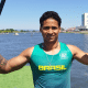 Lucas Santos canoagem velocidade campeão mundial júnior c1 500 m final chegada