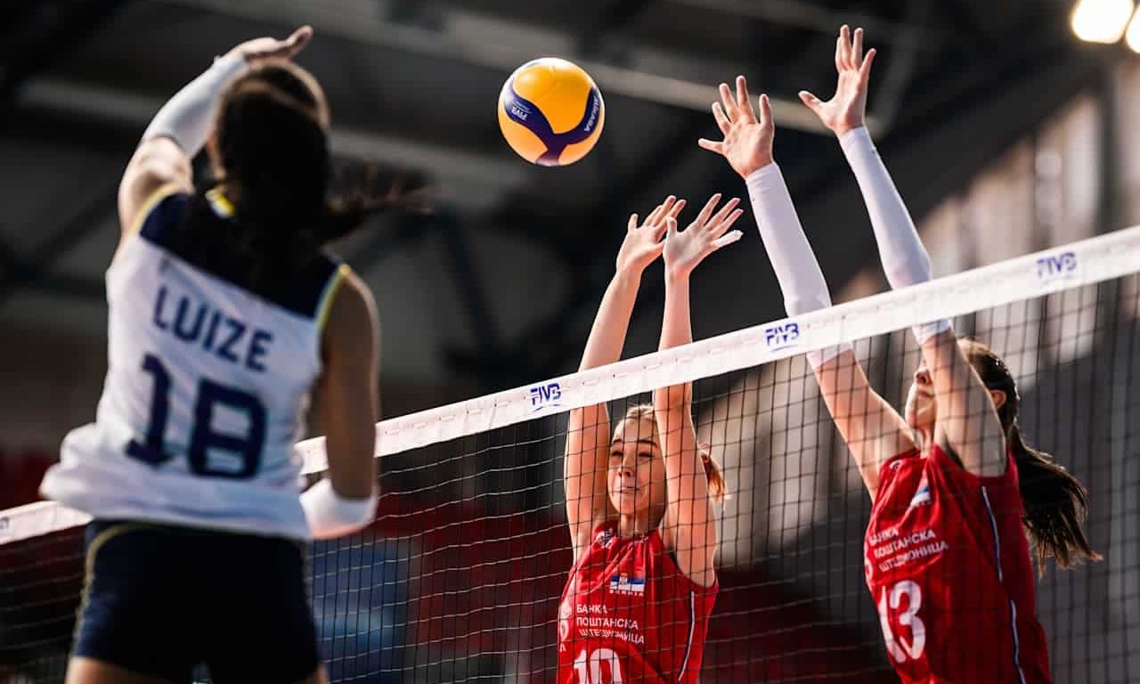 Luize Brasil Sérvia no mundial sub-19 de vôlei feminino