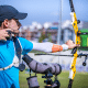 Marcus D'Almeida na Copa do Mundo de tiro com arco em Madri na Espanha