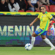 Marta no jogo entre Brasil e Uruguai na semifinal da Copa América Feminina