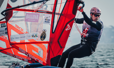 Mateus Isaac em prova do Mundial de iqfoil da vela