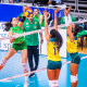 Mundial Sub-19 - atacante da Bulgária duela contra o bloqueio do Brasil