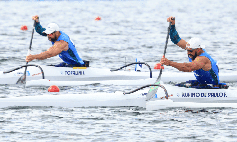 Fernando Rufino e Igor Tofalini foram ao pódio em Paris-2024 em prova mantida na paracanoagem de Los Angeles-2028