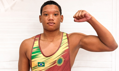 Raphael Higor no Mundial Sub-17 de wrestling