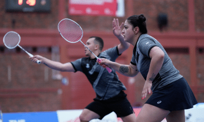 Rogério Oliveira e Edwarda Oliveira no Internacional do País de Gales de Parabadminton