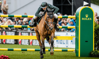 Stephan Barcha no GP Rolex do CHIO Aachen, evento de hipismo saltos na Alemanha